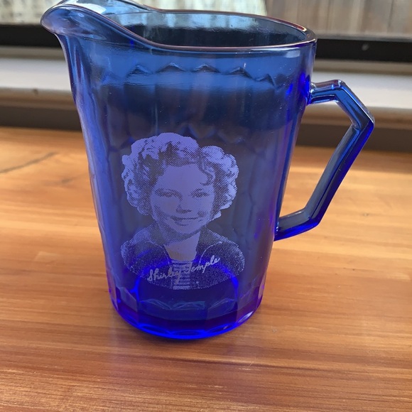 Shirley Temple blue pitcher vintage - Picture 3 of 4